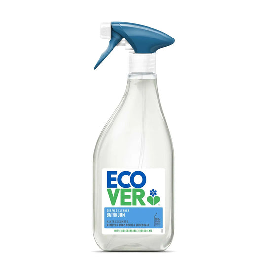 Ecover Bathroom Cleaner mint & cucumber spray bottle 500ml.