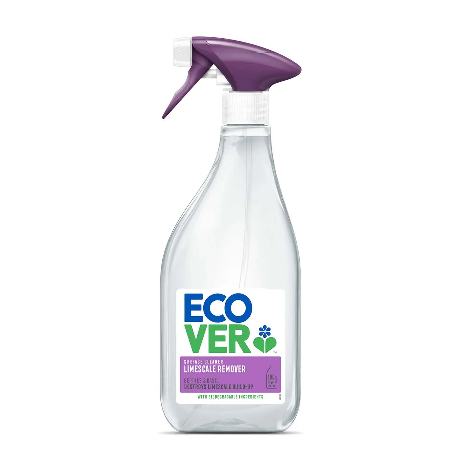 Ecover Limescale Remover berries & basil spray bottle 500ml.