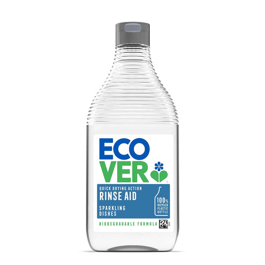 Ecover Rinse Aid 450ml bottle.