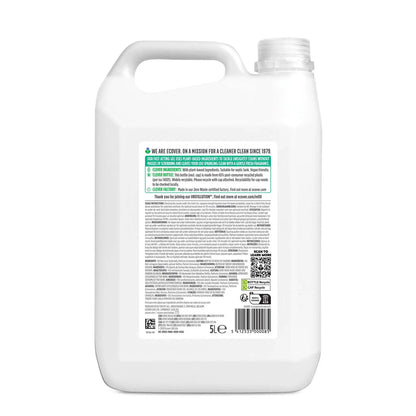 Ecover Pine & Mint Toilet Cleaner 5 litre refill bottle back label