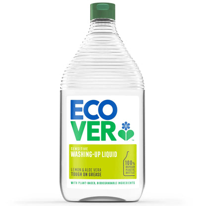 Ecover Washing-Up Liquid Lemon & Aloe Vera 950ml bottle.