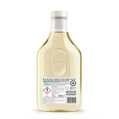Ecover Zero Non-Bio Laundry Liquid 1.5 litre bottle back label.