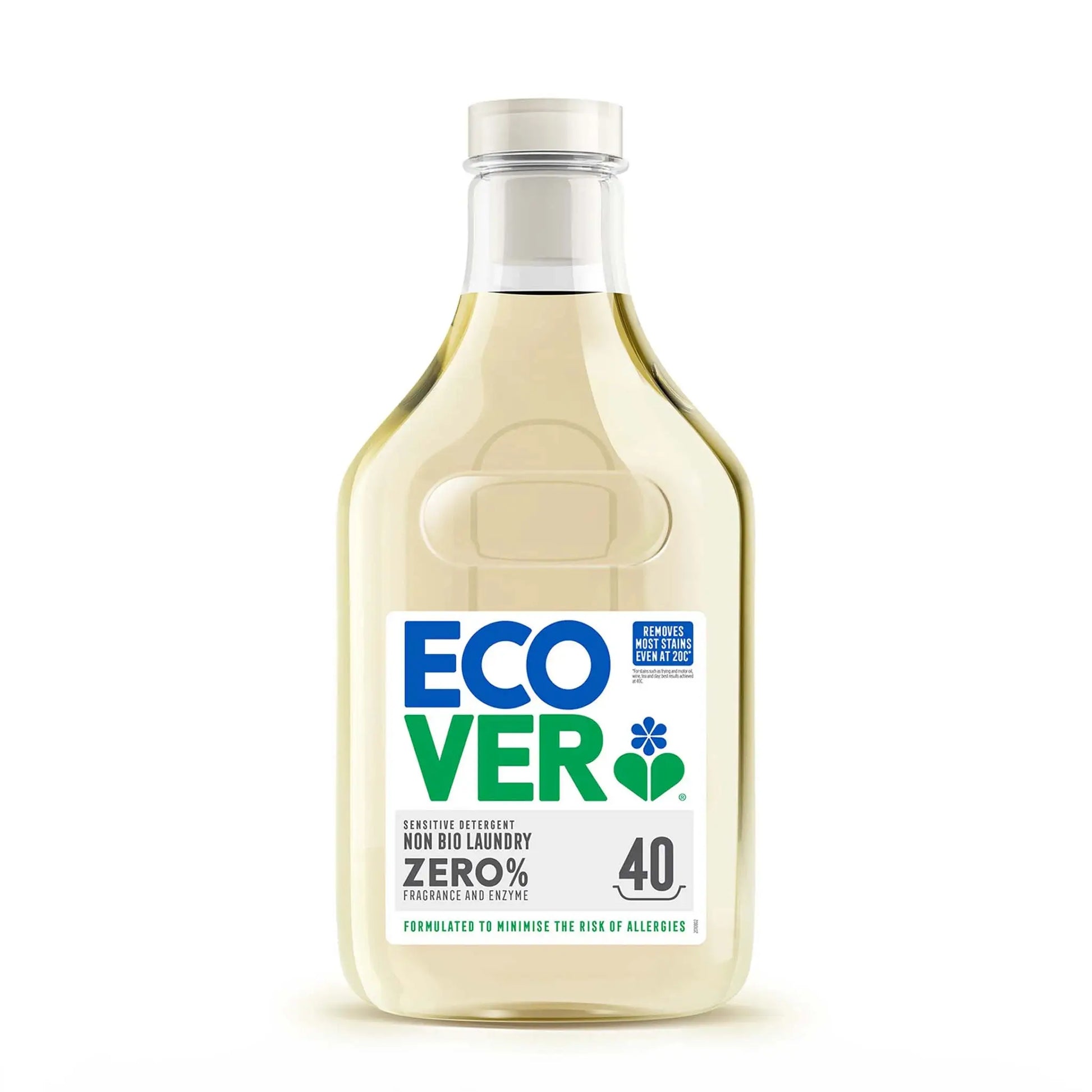 Ecover Zero Non-Bio Laundry Liquid 1.5 litre bottle.