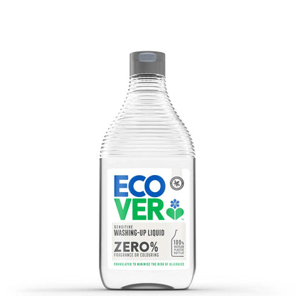 Ecover Zero Sensitive Washing-Up Liquid 450ml bottle.