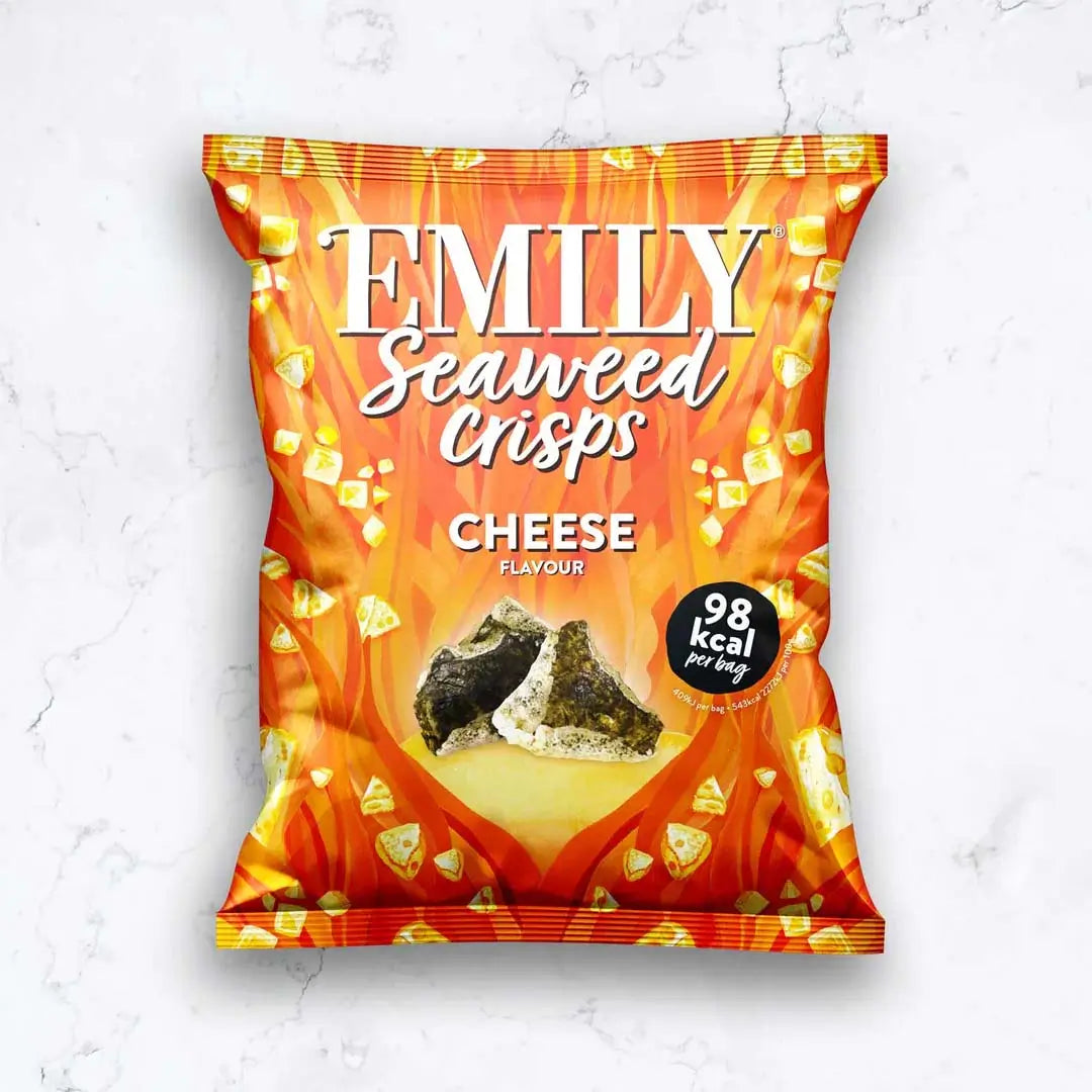 Emily Seaweed crisps cheese flavour 18g