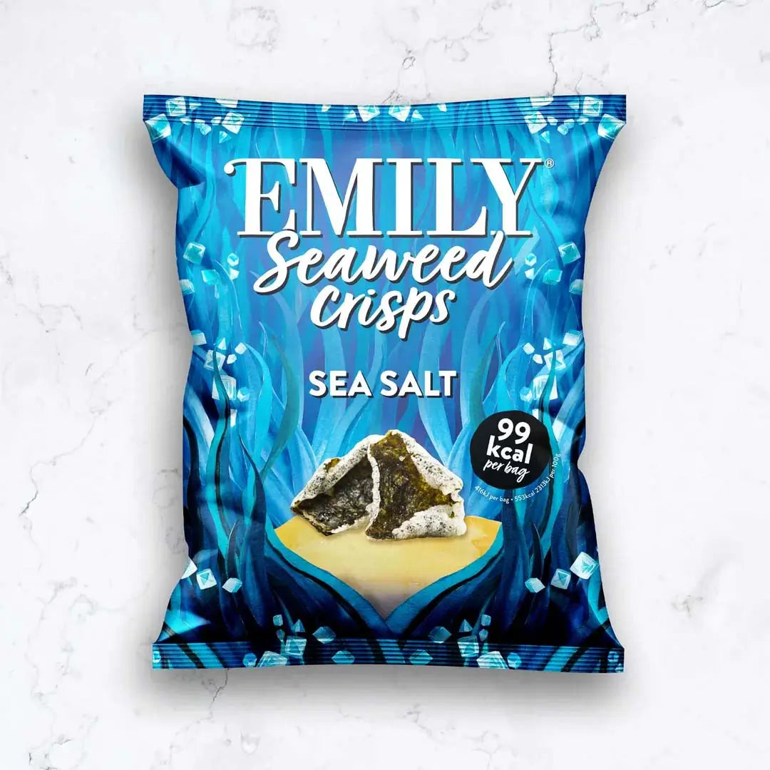 Emily Seaweed crisps sea salt flavour 18g