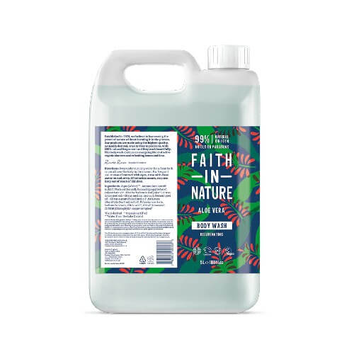Faith In Nature Aloe Vera Body Wash - 5L Refill