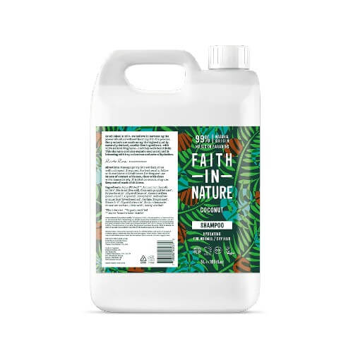 Faith in Nature Coconut Shampoo - 5L Refill