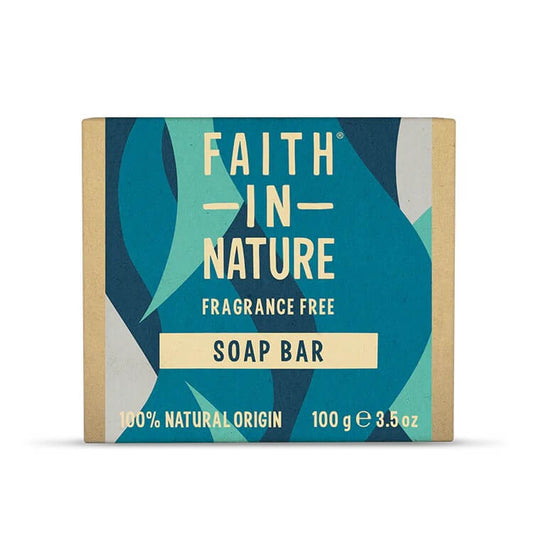 Faith in Nature Fragrance Free Soap Bar 100g