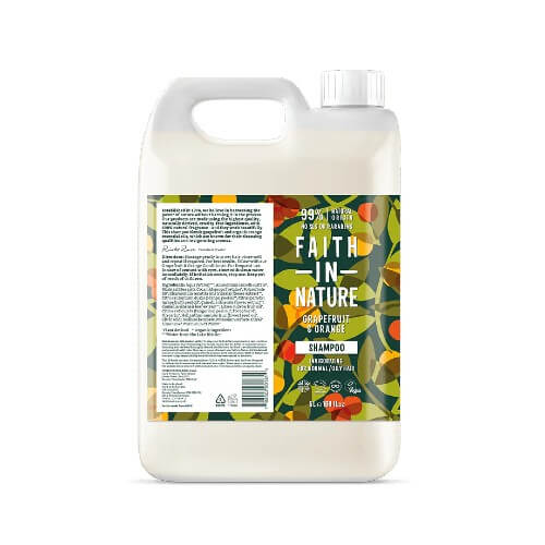 Faith in Nature Grapefruit & Orange Shampoo - 5L Refill