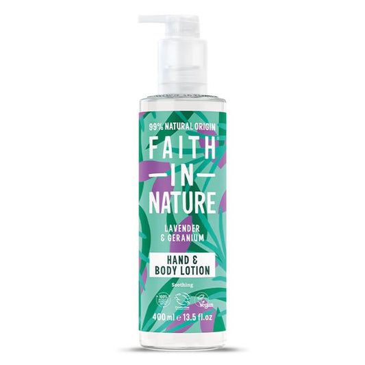 Faith in Nature Lavender & Geranium Hand & Body Lotion 400ml