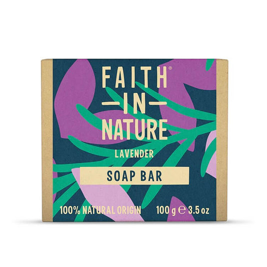 Faith in Nature Lavender Soap Bar 100g