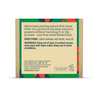 Faith in Nature Aloe Vera Soap Bar 100g Box Back