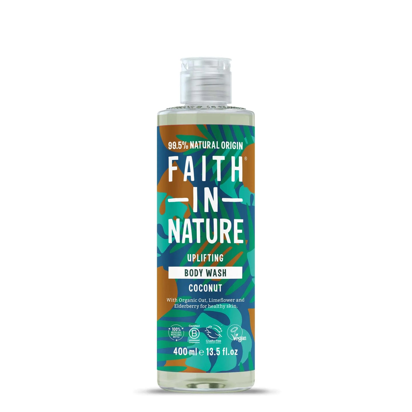 Faith in Nature Coconut Body Wash 400ml Bottle Front