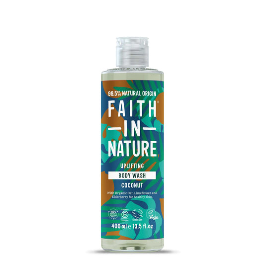Faith in Nature Coconut Body Wash 400ml Bottle Front
