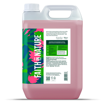 Faith in Nature Dragon Fruit Body Wash - 5L Refill Bottle Side