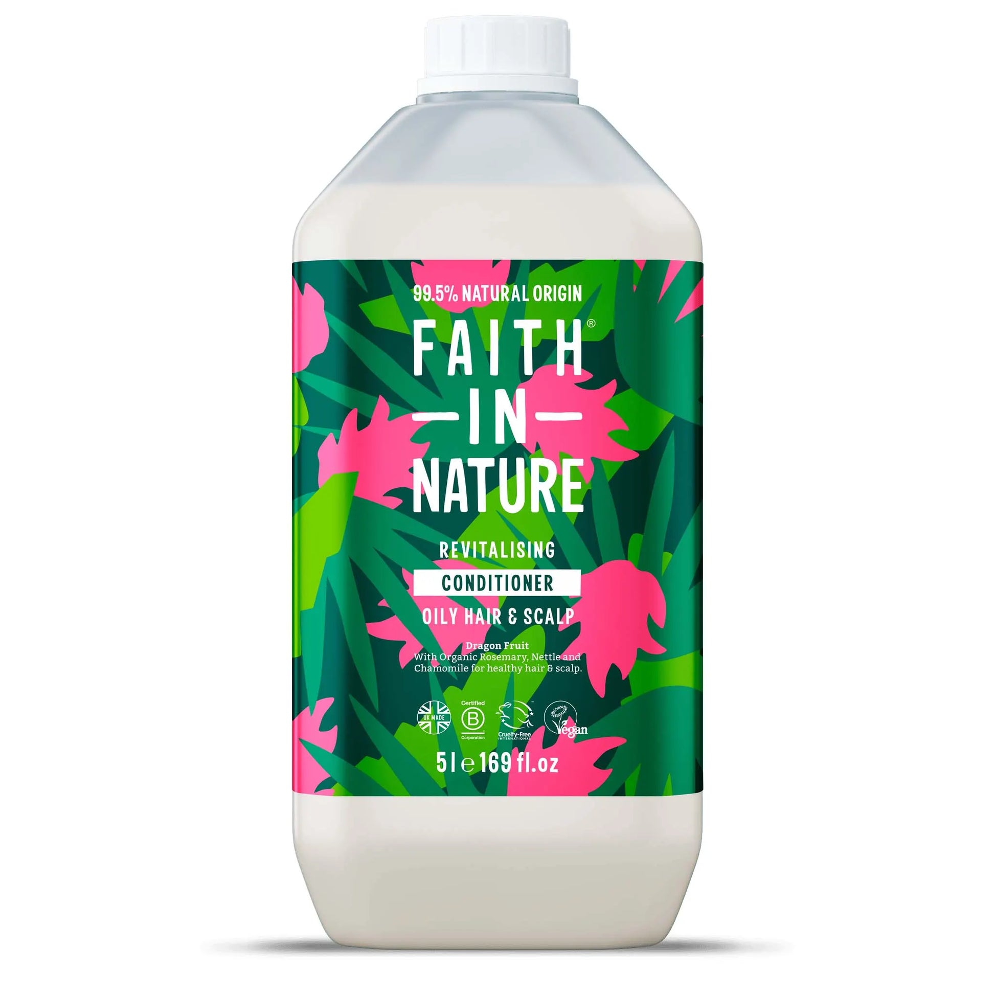 Faith in Nature Dragon Fruit Conditioner - 5L Refill Bottle Front