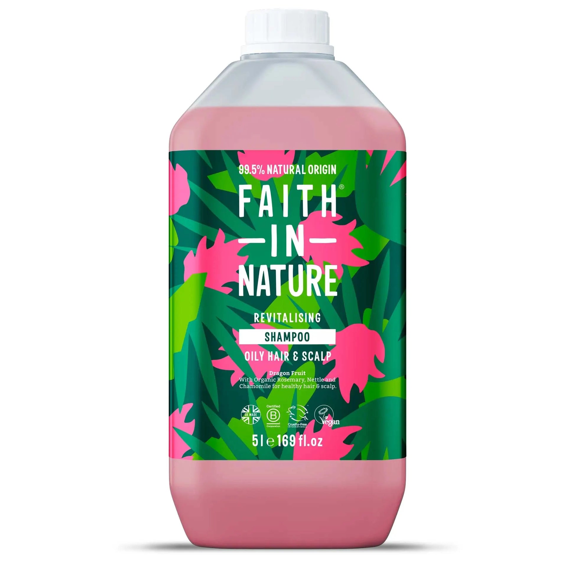 Faith in Nature Dragon Fruit Shampoo - 5L Refill Front