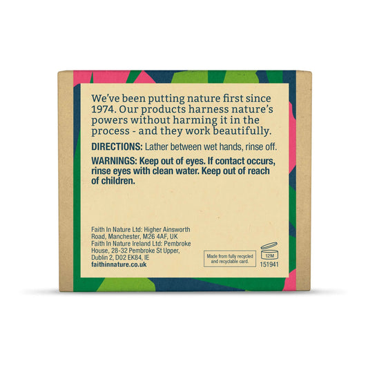 Faith in Nature Dragon Fruit Soap Bar 100g Box Back