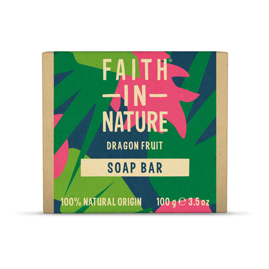 Faith in Nature Dragon Fruit Soap Bar 100g Box Front