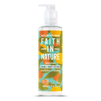 Faith in Nature Grapefruit & Orange Hand & Body Lotion 400ml Front