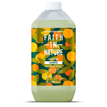 Faith in Nature Grapefruit & Orange Shampoo - 5L Refill Front