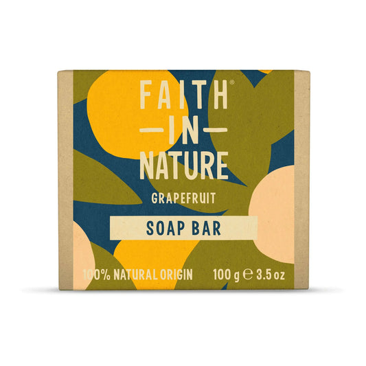 Faith in Nature Grapefruit Soap Bar 100g Box Front