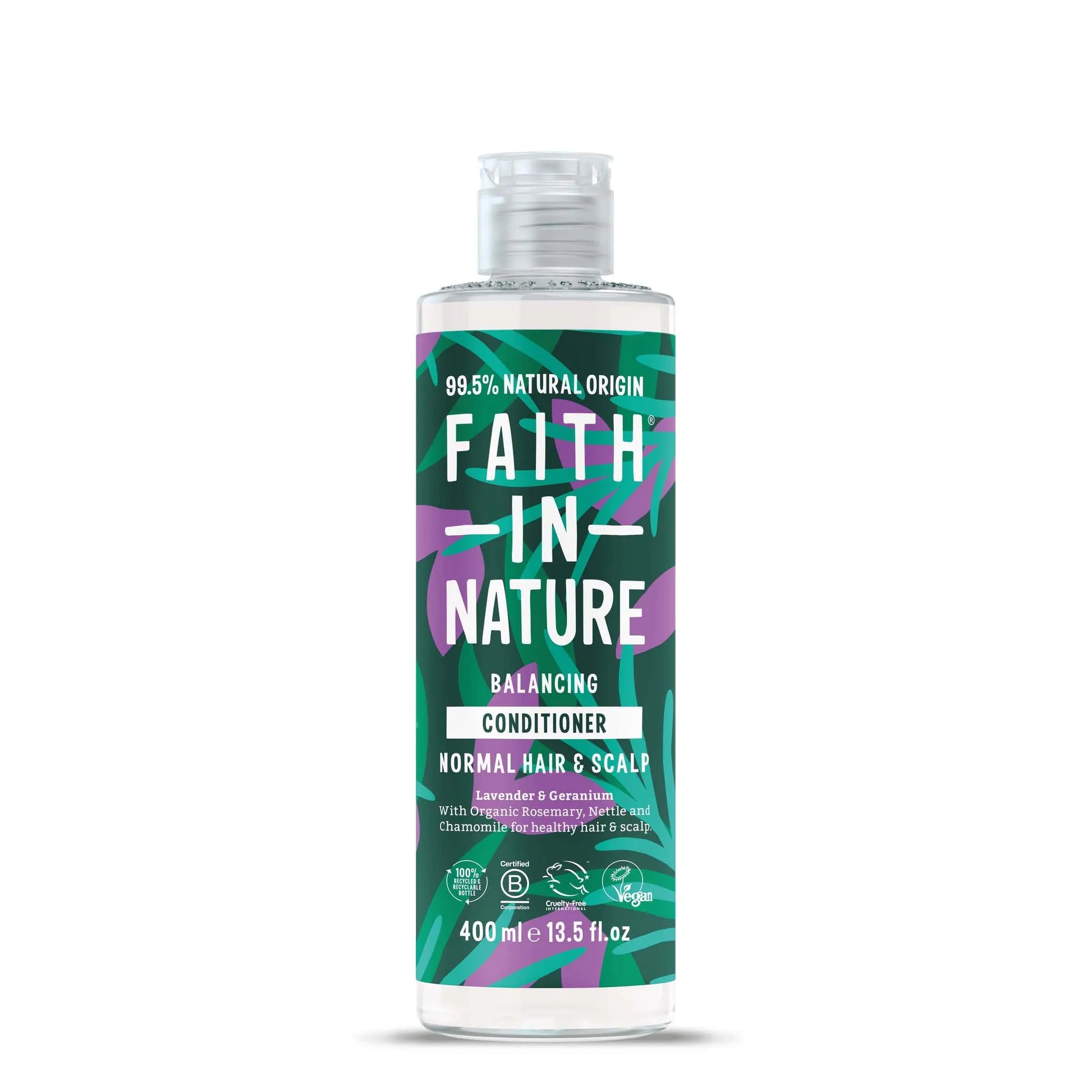 Faith in Nature Lavender & Geranium Conditioner 400ml Front