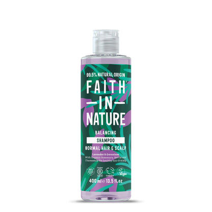 Faith in Nature Lavender & Geranium Shampoo 400ml Front