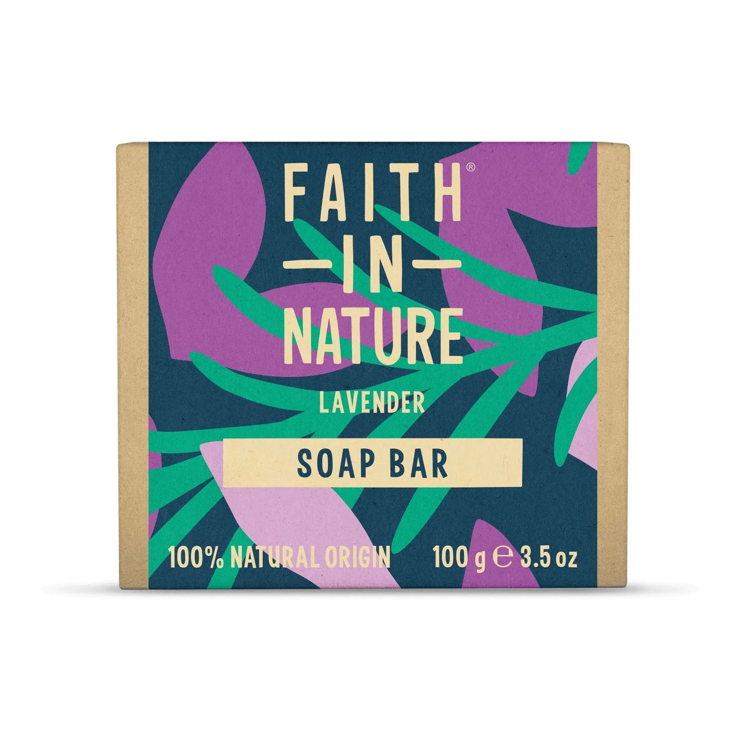 Faith in Nature Lavender Soap Bar 100g Box Front