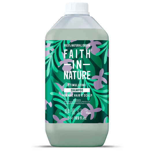 Faith in Nature Rosemary Shampoo - 5L Refill Bottle Front