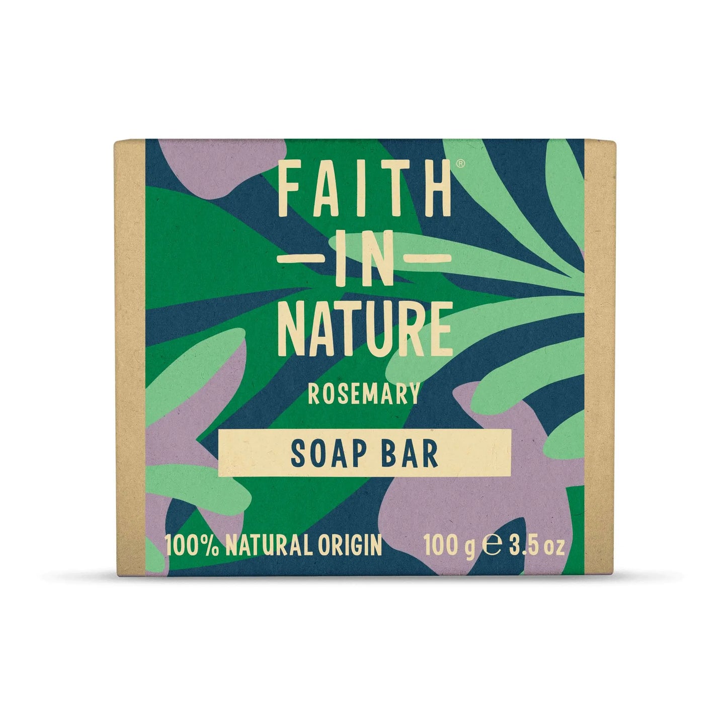 Faith in Nature Rosemary Soap Bar 100g Box Front