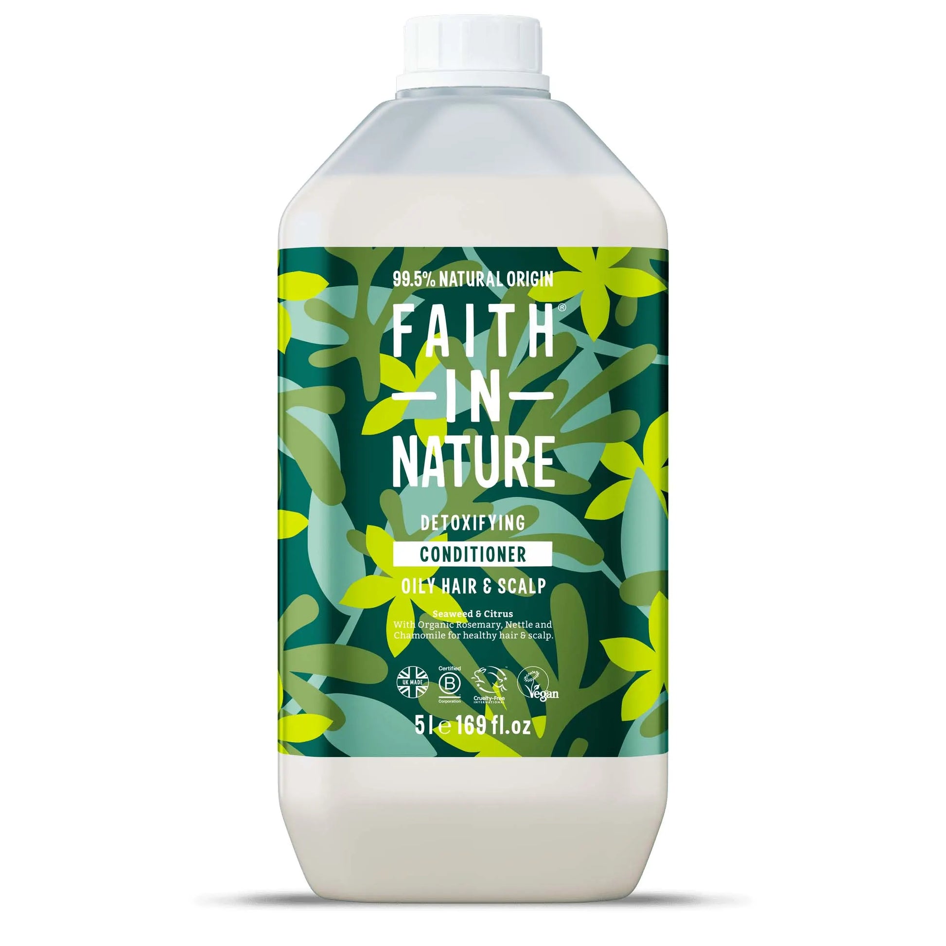 Faith In Nature Seaweed & Citrus Conditioner - 5L Refill Bottle Front