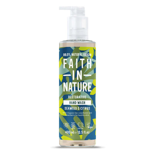 Faith in Nature Seaweed & Citrus Hand Wash 400ml Front Left