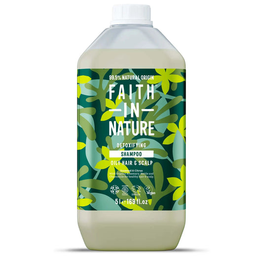 Faith In Nature Seaweed & Citrus Shampoo - 5L Refill Front