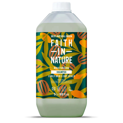 Faith in Nature Shea & Argan Shampoo - 5L Refill Front