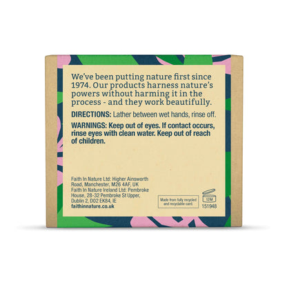 Faith in Nature Tea Tree Soap Bar 100g Box Back