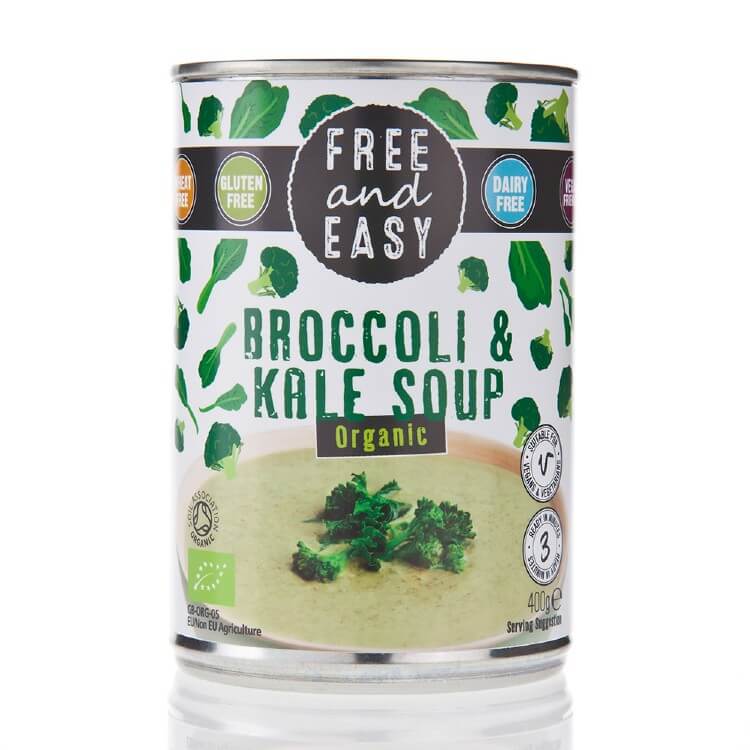 Free & Easy Broccoli & Kale Soup Organic