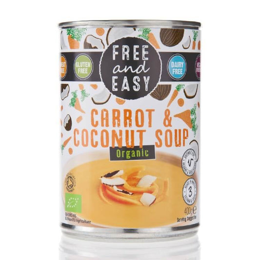 Free & Easy Carrot & Coconut Soup Organic 400g