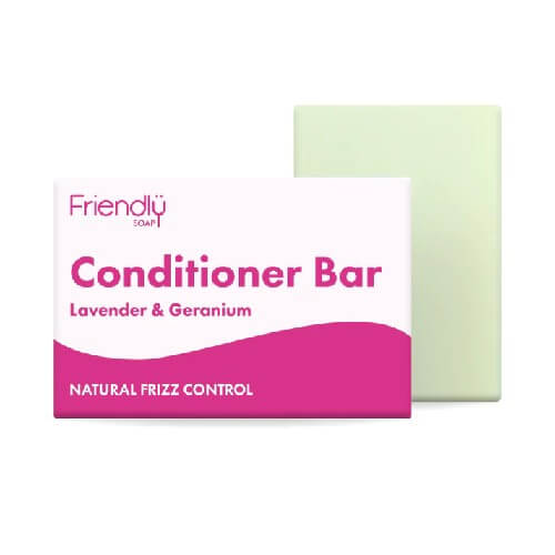 Friendly Soap Lavender & Geranium Conditioner Bar 90g