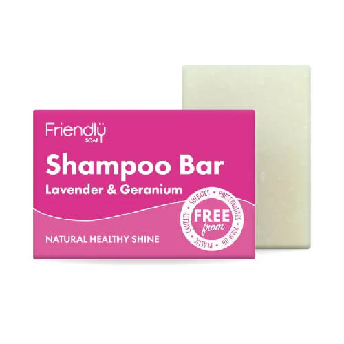Friendly Soap Lavender & Geranium Shampoo Bar 95g