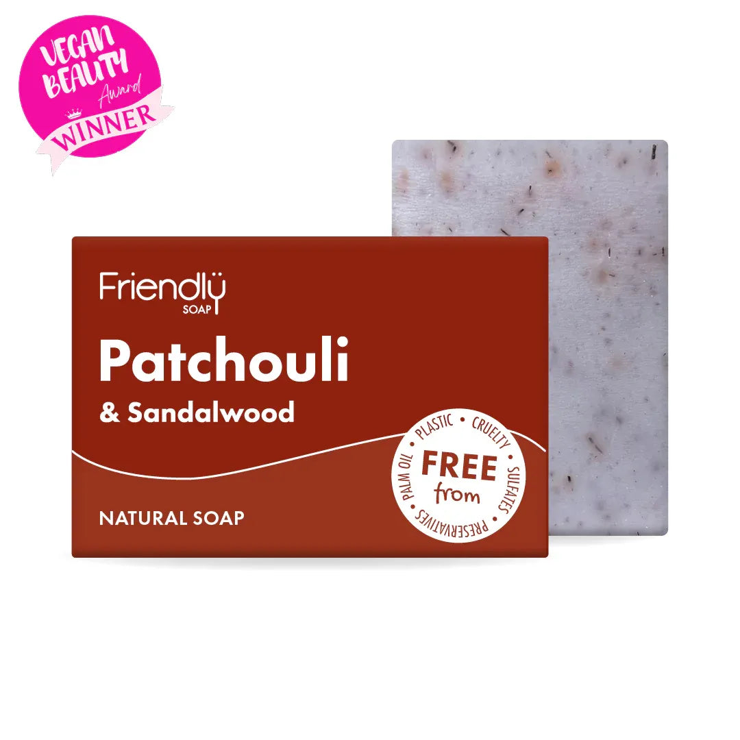 Friendly Soap Patchouli & Sandalwood Bar 95g