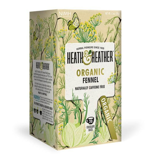 Heath & Heather Fennel 20 Teabags Organic