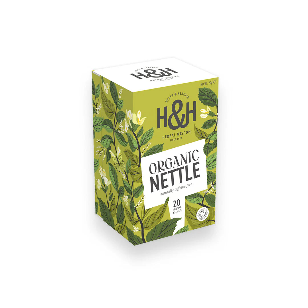 Heath & Heather Nettle 20 Teabags Organic Side
