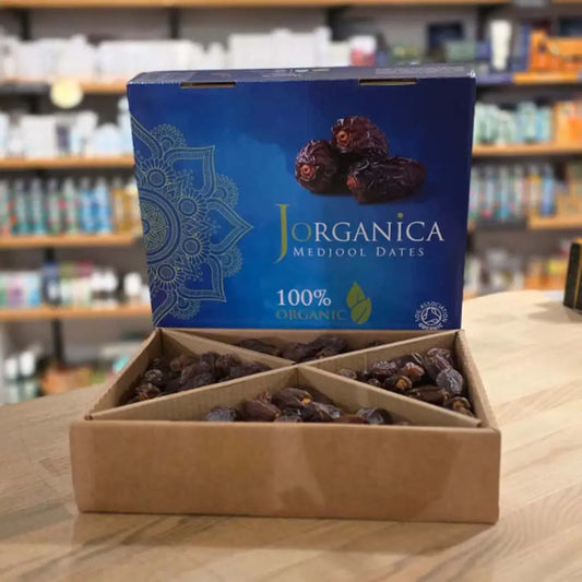 Jorganica Organic Medjool Dates 3kg Blue Box from Jordan.
