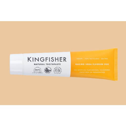 Kingfisher Toothpaste Baking Soda Fluoride Free