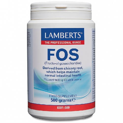 Lamberts FOS (Fructo-oligosaccharides) 500g powder prebiotic