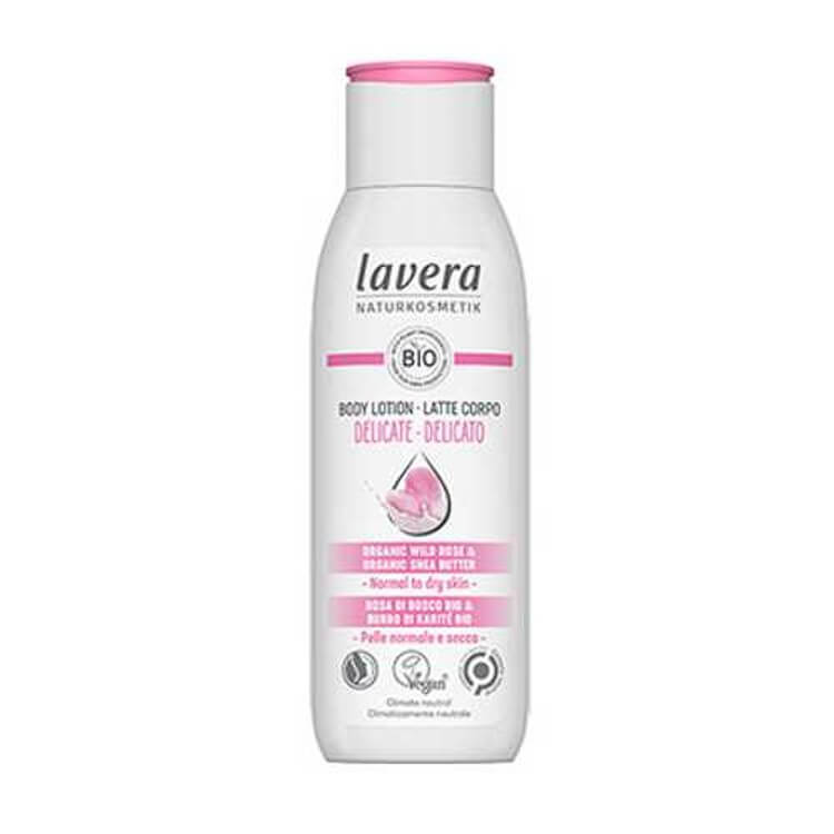 Lavera Body Lotion Delicate - Organic Wild Rose & Shea Butter 200ml