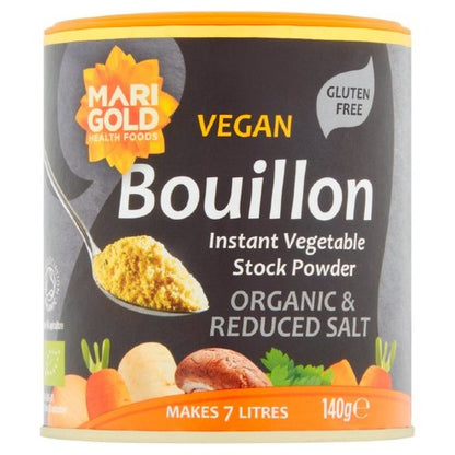 Marigold Less Salt Bouillon Powder Organic 140g