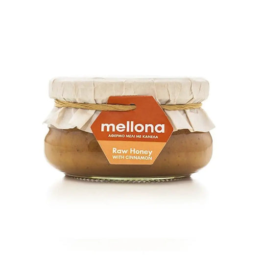 Mellona Raw Honey with Cinnamon 230g from Cyprus